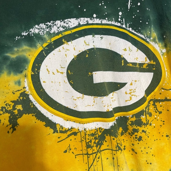 Vintage gpackers tie die by NFL t shirt - Picture 3 of 7